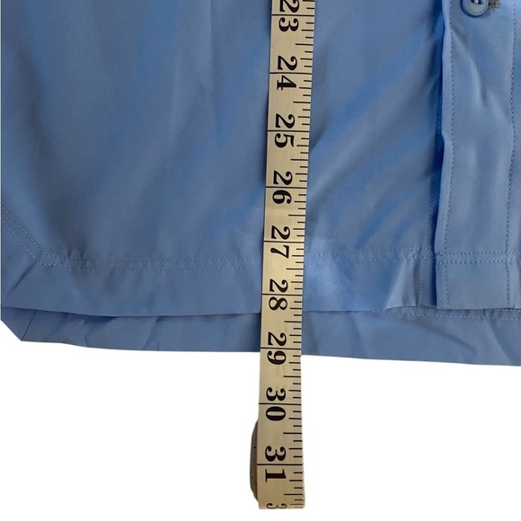 Under Armour Blue Dress Shirt Lightweight Short Sleeve - Picture 7 of 8